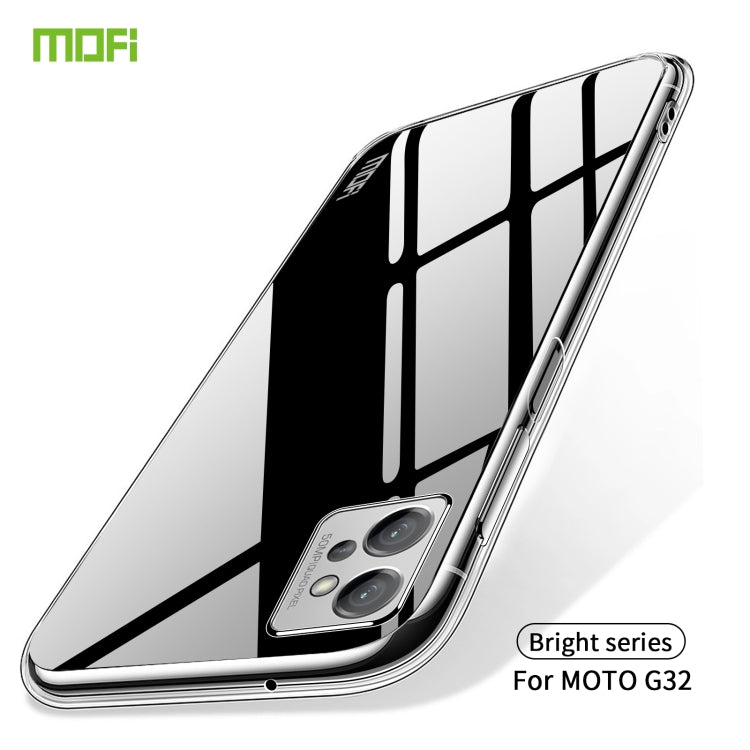For Motorola Moto G32 MOFI Ming Series Ultra-thin TPU Phone Case(Transparent) - Motorola Cases by MOFI | Online Shopping South Africa | PMC TechLife | Buy Now Pay Later Mobicred