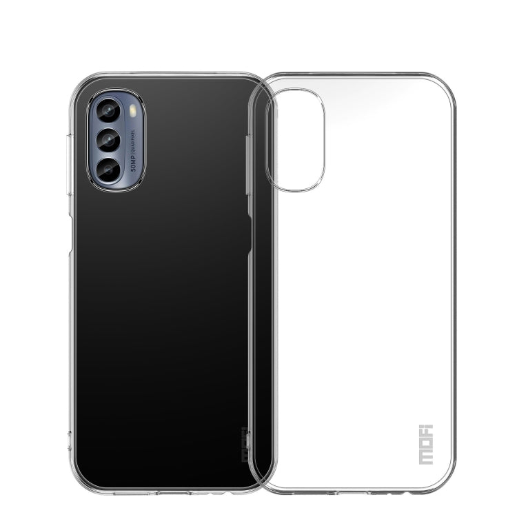 For Motorola Moto G62 5G MOFI Ming Series Ultra-thin TPU Phone Case(Transparent) - Motorola Cases by MOFI | Online Shopping South Africa | PMC TechLife