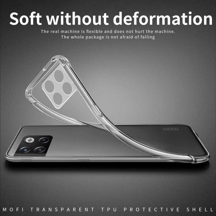 For OnePlus 10T / Ace Pro MOFI Ming Series Ultra-thin TPU Phone Case(Transparent) - OnePlus Cases by MOFI | Online Shopping South Africa | PMC TechLife