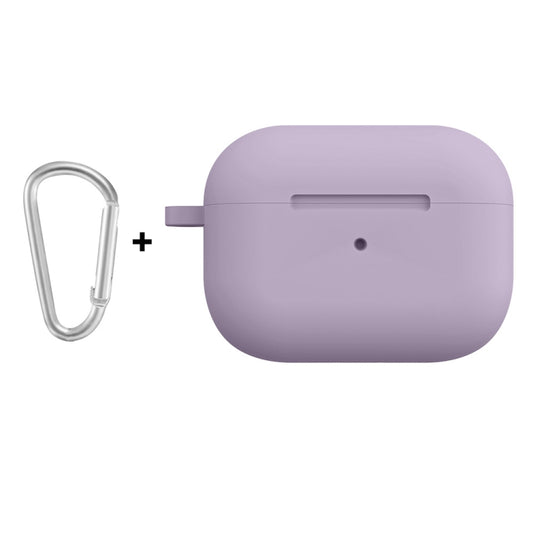 For Apple AirPods Pro 2 2022 ENKAY Thickened Silicone Protective Case with Keychain(Lavender Purple) - free shipping - PMC Jewellery - Order now!