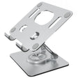 2026 Folding Adjustable Height Ergonomic 360 Rotation CNC Aluminum Desk Laptop Stand - Laptop Stand by PMC TechLife | Online Shopping South Africa | PMC TechLife | Buy Now Pay Later Mobicred