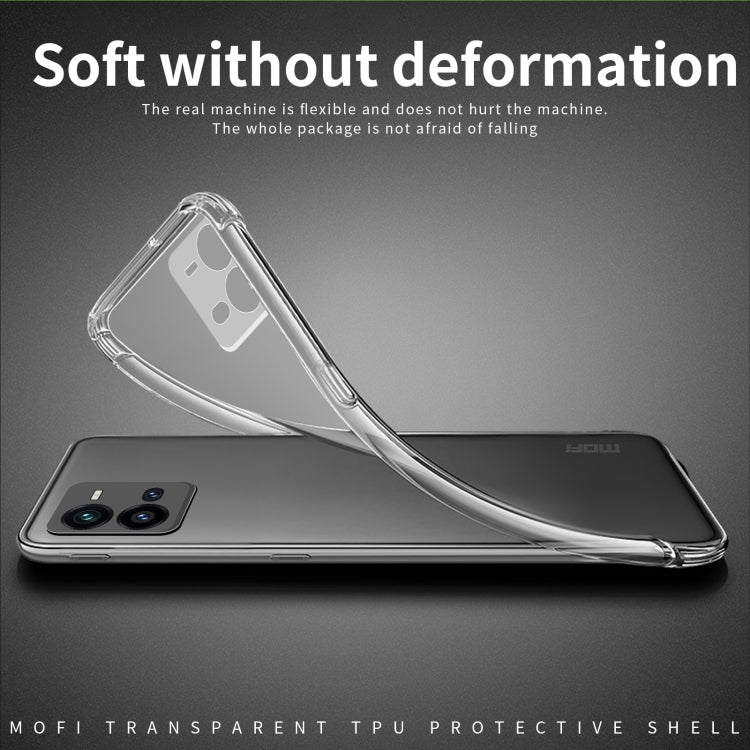 For vivo V25 MOFI Ming Series Ultra-thin TPU Phone Case(Transparent) - free shipping - PMC TechLife - Order now!