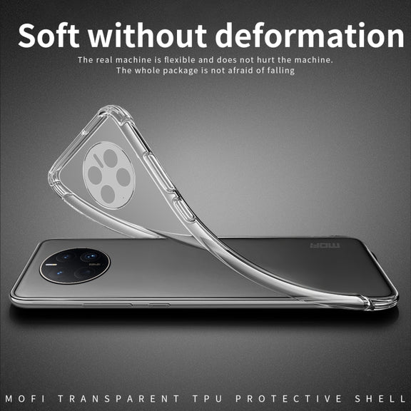 For Huawei Mate 50 Pro MOFI Ming Series Ultra-thin TPU Phone Case(Transparent)