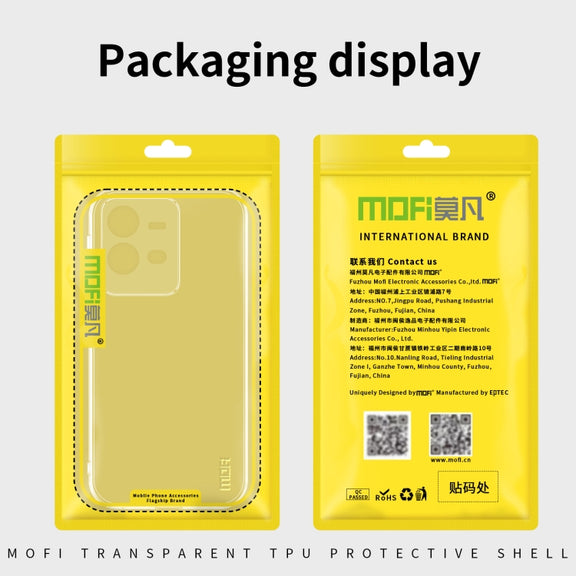 For Huawei Mate 50 Pro MOFI Ming Series Ultra-thin TPU Phone Case(Transparent)