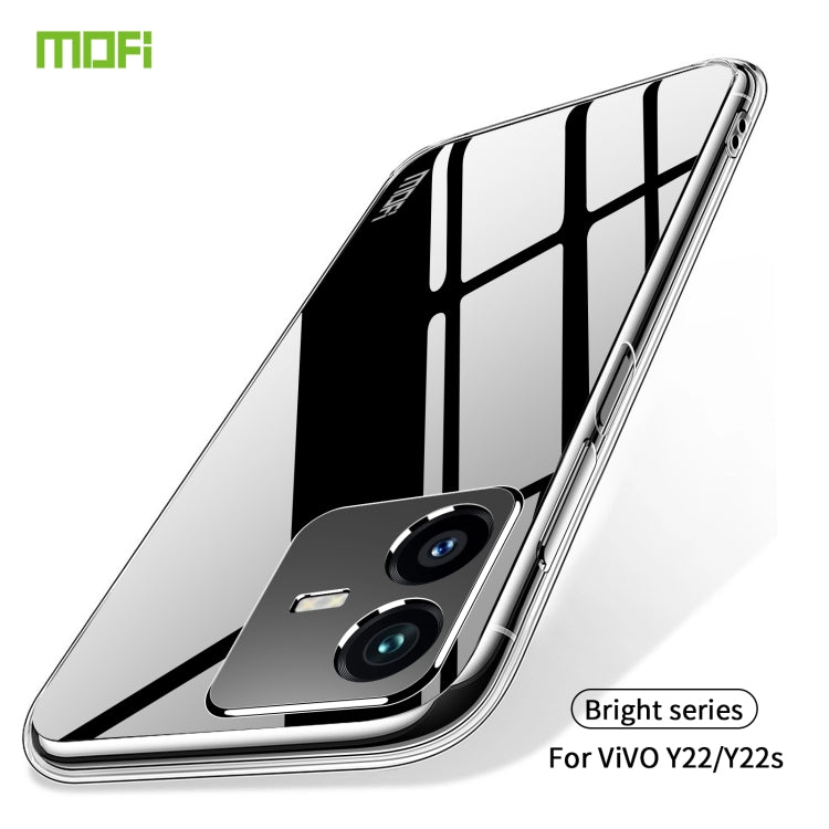 For vivo Y22 / Y22s MOFI Ming Series Ultra-thin TPU Phone Case(Transparent) - vivo Cases by MOFI | Online Shopping South Africa | PMC TechLife