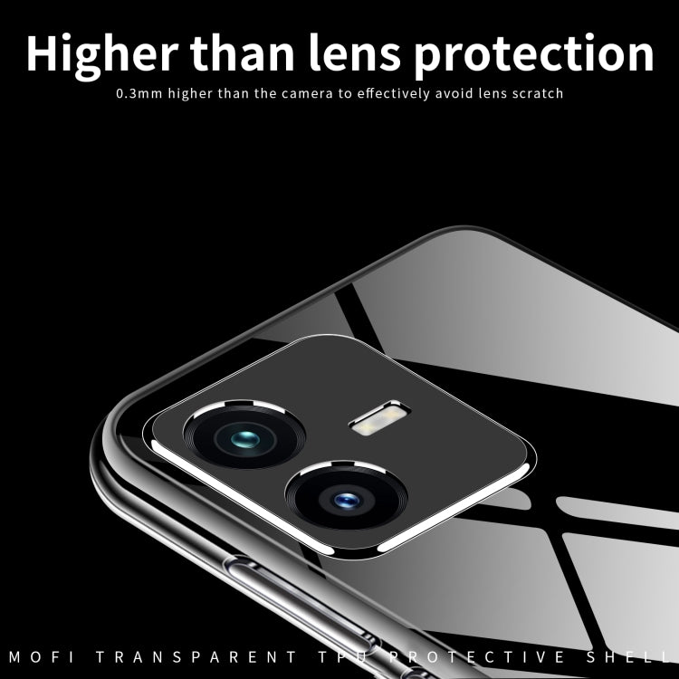For vivo Y22 / Y22s MOFI Ming Series Ultra-thin TPU Phone Case(Transparent) - vivo Cases by MOFI | Online Shopping South Africa | PMC TechLife