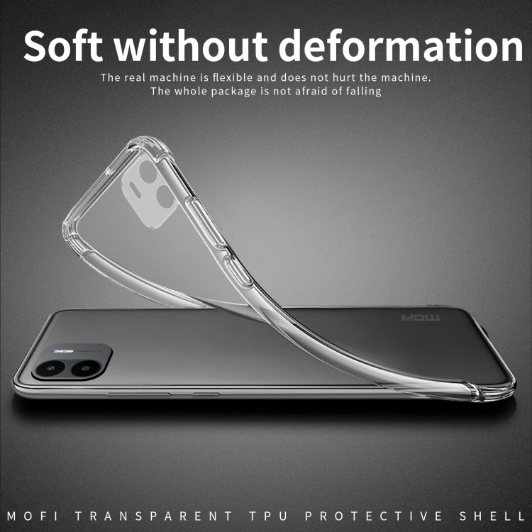 For Xiaomi Redmi A1 MOFI Ming Series Ultra-thin TPU Phone Case(Transparent)