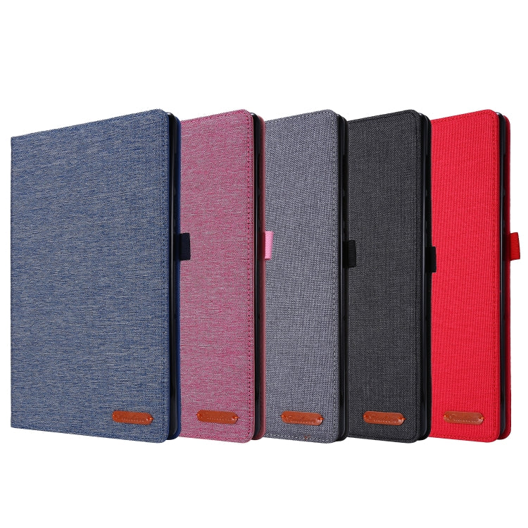 For Huawei MatePad Pro 11 2022  Fabric Leather Tablet Case(RoseRed)