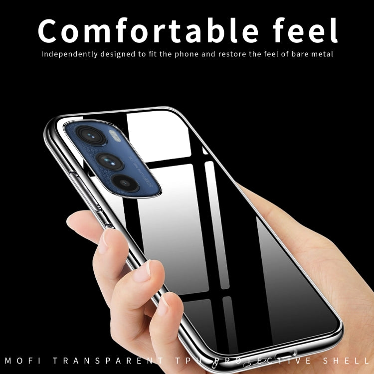 For Motorola Moto Edge 30 MOFI Ming Series Ultra-thin TPU Phone Case(Transparent) - Motorola Cases by MOFI | Online Shopping South Africa | PMC TechLife