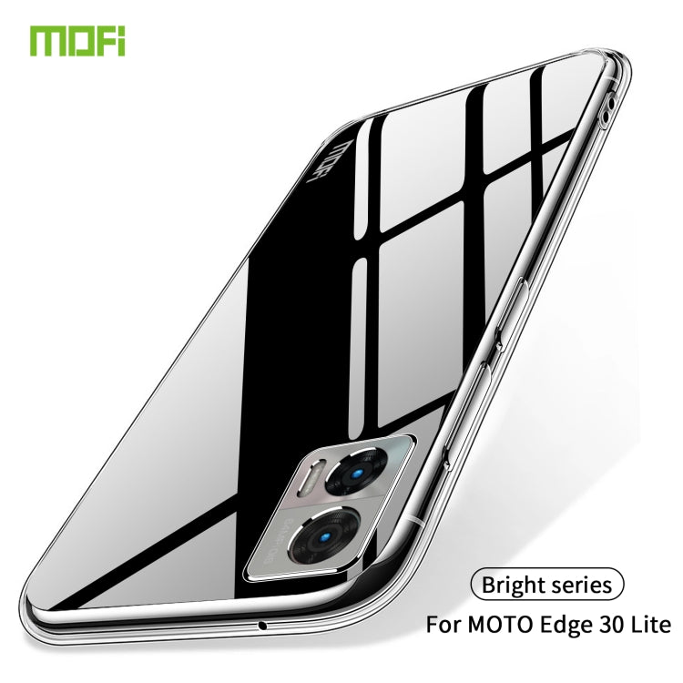 For Motorola Moto Edge 30 Lite / Edge 30 Neo 5G MOFI Ming Series Ultra-thin TPU Phone Case(Transparent)