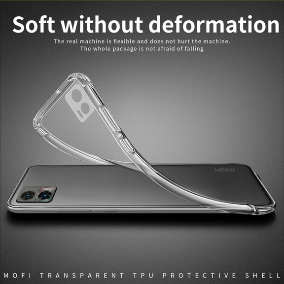 For Motorola Moto Edge 30 Lite / Edge 30 Neo 5G MOFI Ming Series Ultra-thin TPU Phone Case(Transparent)