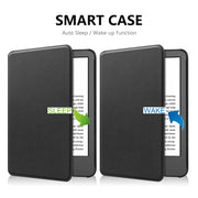 For Amazon Kindle 2022 Gen11 ENKAY Custer Texture Leather Smart Case(Dark Green)
