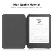 For Amazon Kindle 2022 Gen11 ENKAY Custer Texture Leather Smart Case(Dark Green)