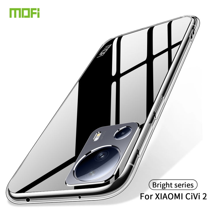 For Xiaomi Civi 2 MOFI Ming Series Ultra-thin TPU Phone Case(Transparent) - Xiaomi Cases by MOFI | Online Shopping South Africa | PMC TechLife