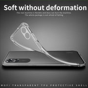 For OPPO A17 / A17K MOFI Ming Series Ultra-thin TPU Phone Case(Transparent)