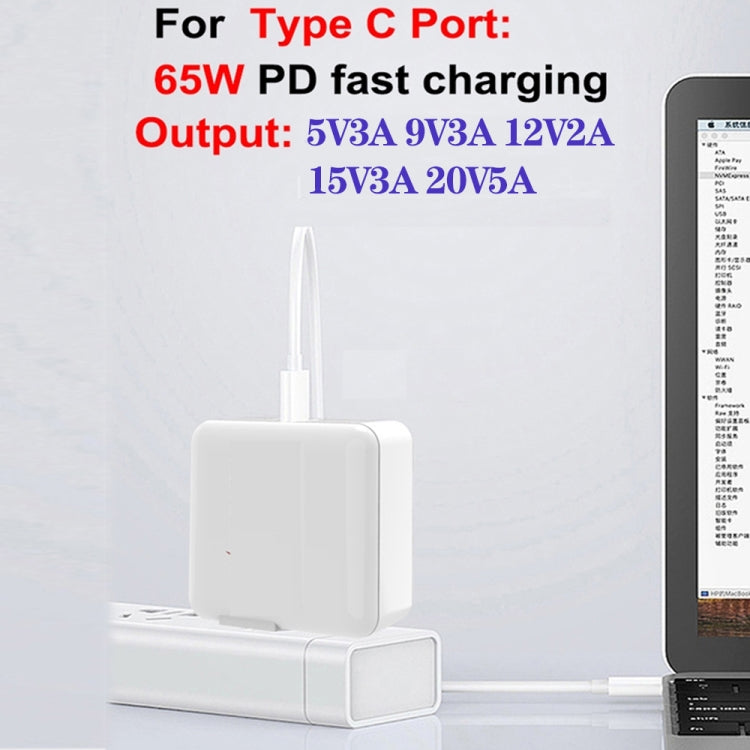 GaN 100W Dual USB + Dual USB-C/Type-C Multi Port Charger for Apple MacBook Series US / EU Plug - Cable & Adapter by PMC Jewellery | Online Shopping South Africa | PMC Jewellery | Buy Now Pay Later Mobicred