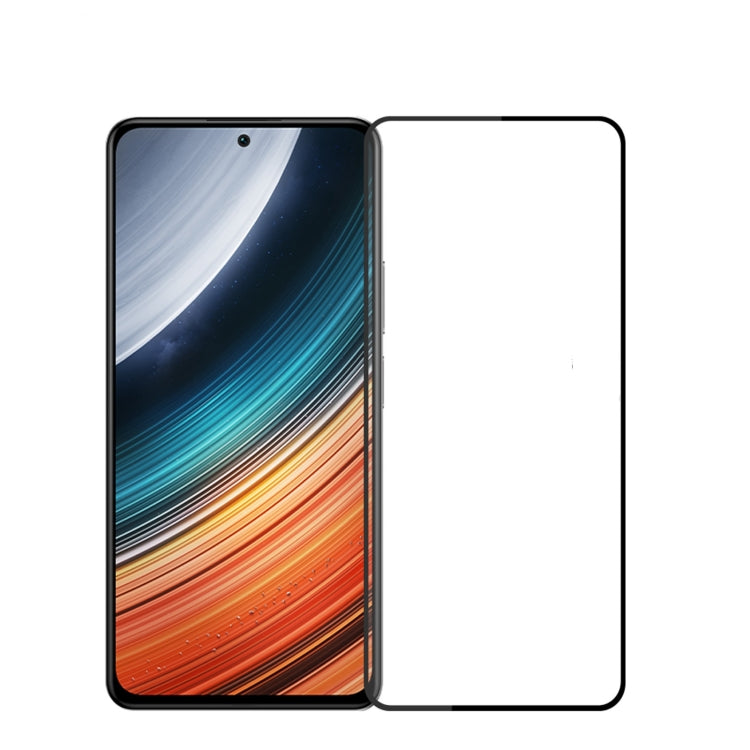 For Xiaomi Redmi K50 Ultra MOFI 9H 2.5D Full Screen Tempered Glass Film(Black) -  by MOFI | Online Shopping South Africa | PMC TechLife | Buy Now Pay Later Mobicred