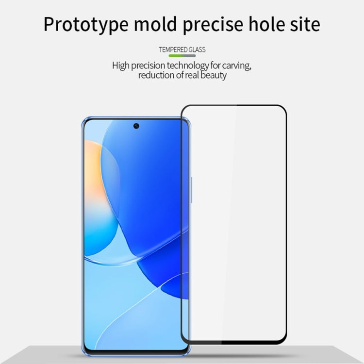 For Huawei Nova Y90 MOFI 9H 2.5D Full Screen Tempered Glass Film(Black)