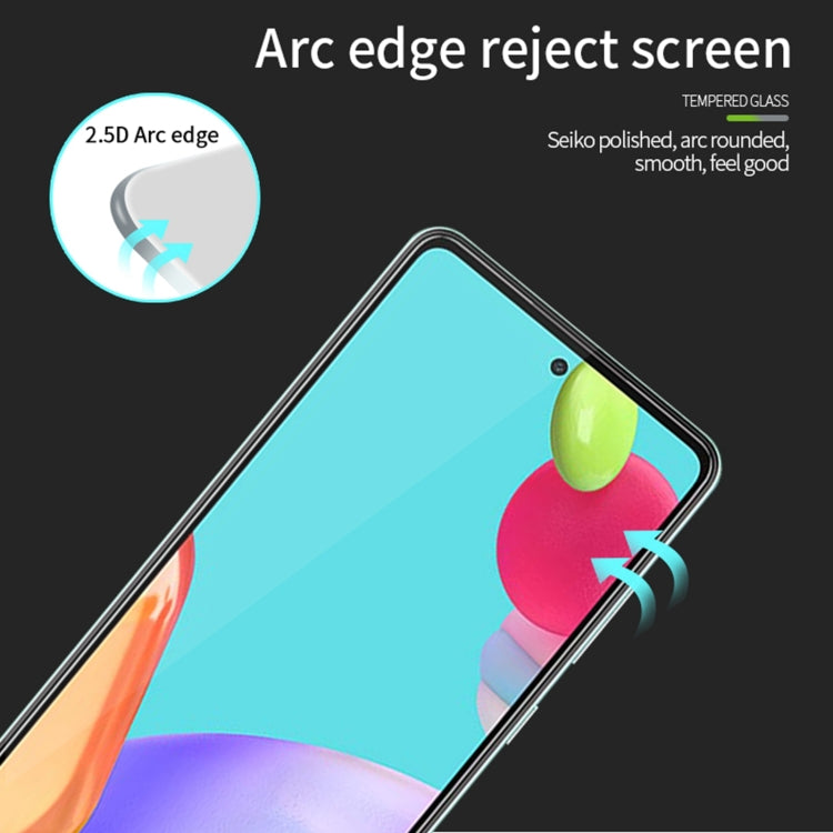 For Samsung Galaxy Xcover6 Pro MOFI 9H 2.5D Full Screen Tempered Glass Film(Black)