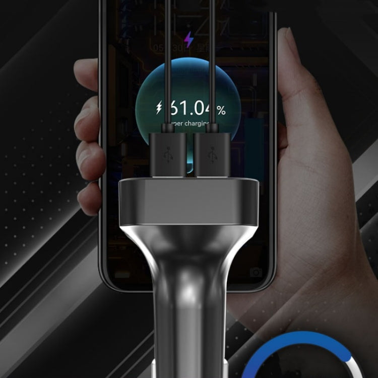 PDF19 PD25W QC3.0 Mobile Phone Fast Charger Adapter USB+Type-C Car Bluetooth Adapter - Bluetooth Car Kits by PMC TechLife | Online Shopping South Africa | PMC TechLife | Buy Now Pay Later Mobicred