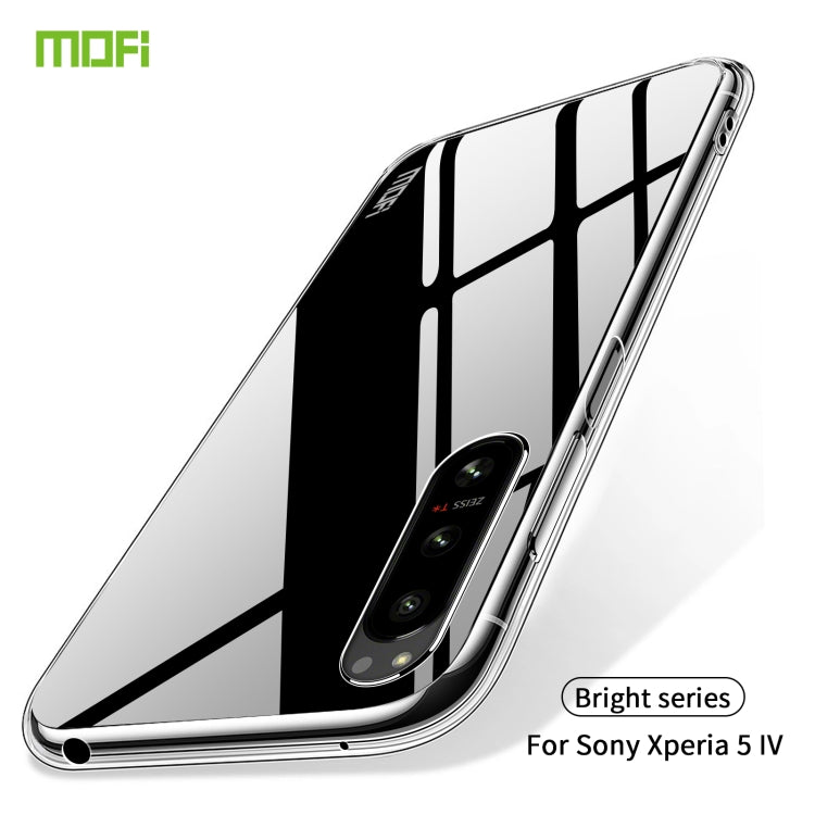 For Sony Xperia 5 IV MOFI Ming Series Ultra-thin TPU Phone Case(Transparent) - Sony Cases by MOFI | Online Shopping South Africa | PMC TechLife | Buy Now Pay Later Mobicred