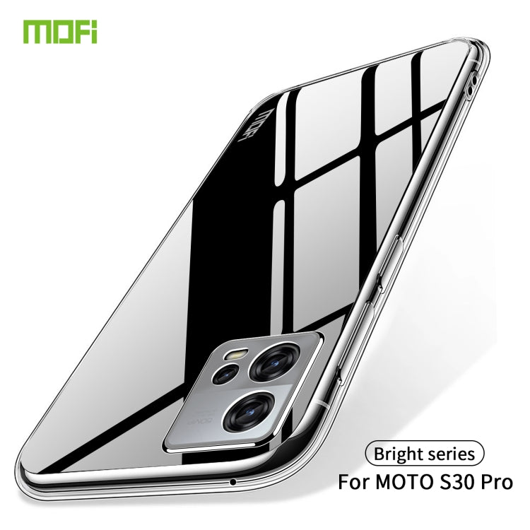 For Motorola Moto S30 Pro MOFI Ming Series Ultra-thin TPU Phone Case(Transparent) - Motorola Cases by MOFI | Online Shopping South Africa | PMC TechLife | Buy Now Pay Later Mobicred