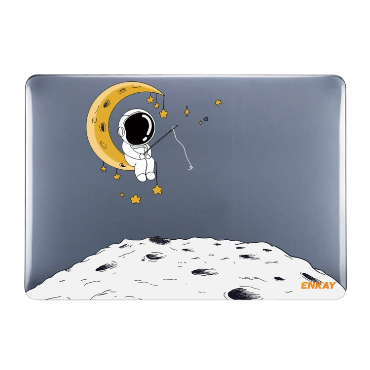 For MacBook Pro 14.2 A2442/A2779 2023 ENKAY Hat-Prince 3 in 1 Spaceman Pattern Laotop Protective Crystal Case with TPU Keyboard Film / Anti-dust Plugs, Version:US(Spaceman No.3)