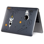 For MacBook Pro 16.2 A2485/A2880 2023 ENKAY Hat-Prince 3 in 1 Spaceman Pattern Laotop Protective Crystal Case with TPU Keyboard Film / Anti-dust Plugs, Version:EU(Spaceman No.1)