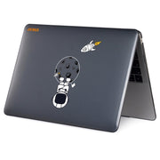 For MacBook Pro 16.2 A2485/A2880 2023 ENKAY Hat-Prince 3 in 1 Spaceman Pattern Laotop Protective Crystal Case with TPU Keyboard Film / Anti-dust Plugs, Version:EU(Spaceman No.4)
