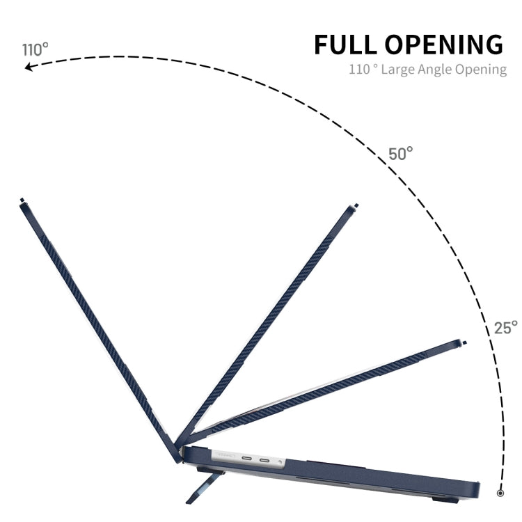 For MacBook Pro 14.2 A2442/A2779 2023 ENKAY Hat-Prince 3 in 1 Protective Bracket  Case Cover Hard Shell with TPU Keyboard Film / Anti-dust Plugs, Version:US(Blue) - free shipping - PMC Jewellery - Order now!