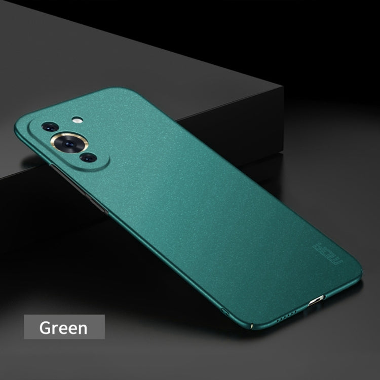 For Huawei Nova 10 Pro MOFI Fandun Series Frosted PC Ultra-thin Phone Case(Green) - Huawei Cases by MOFI | Online Shopping South Africa | PMC TechLife | Buy Now Pay Later Mobicred
