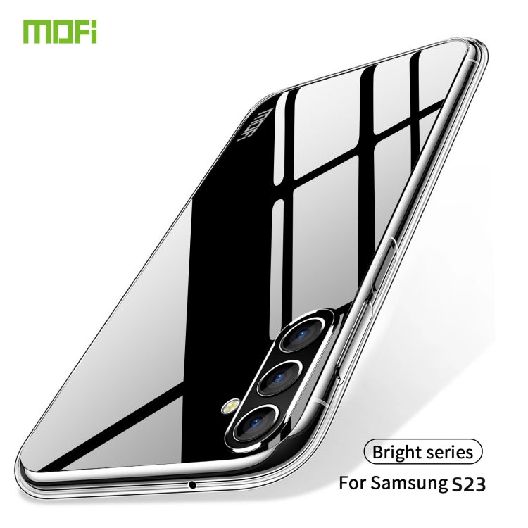 For Samsung Galaxy S23 MOFI Ming Series Ultra-thin TPU Phone Case(Transparent) - Galaxy S23 5G Cases by MOFI | Online Shopping South Africa | PMC TechLife