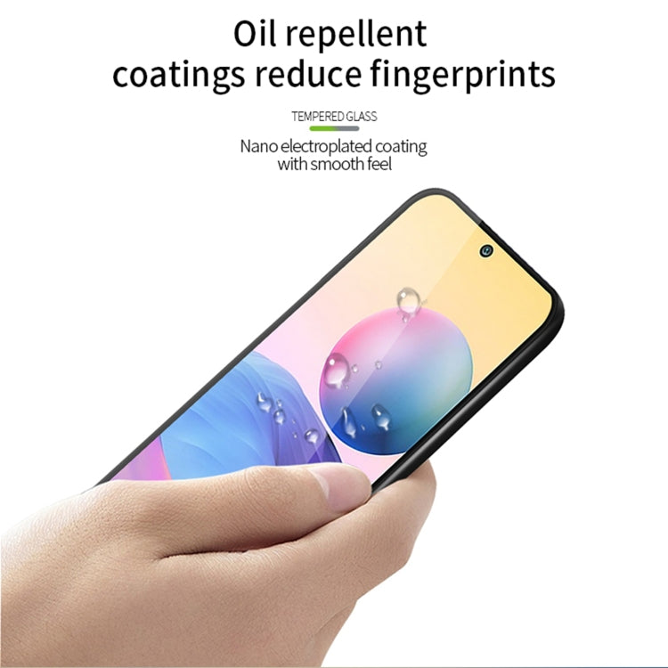 For Xiaomi 12T / 12T Pro / K50 Ultra MOFI 9H 3D Explosion-proof Curved Screen Tempered Glass Film(Black) -  by MOFI | Online Shopping South Africa | PMC TechLife | Buy Now Pay Later Mobicred