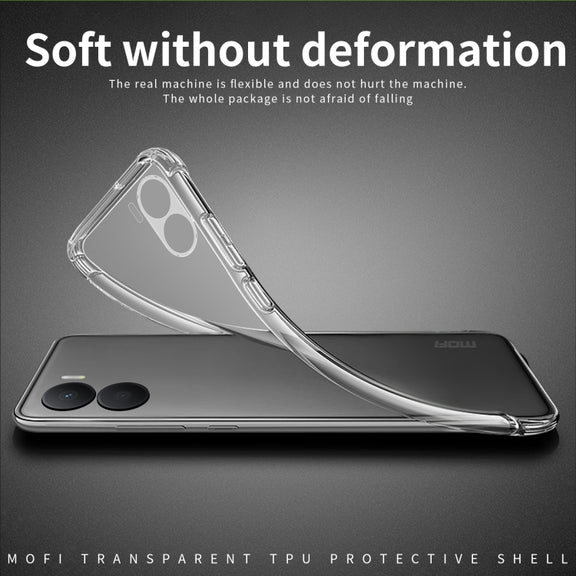 For Honor Play 40 Plus  5G MOFI Ming Series Ultra-thin TPU Phone Case(Transparent)