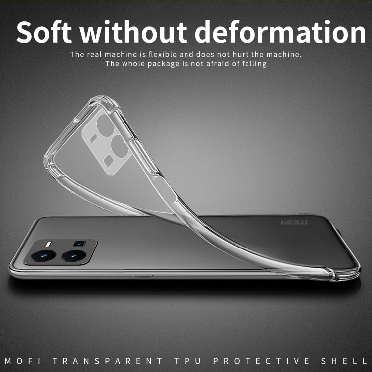 For vivo Y35 4G MOFI Ming Series Ultra-thin TPU Phone Case(Transparent)
