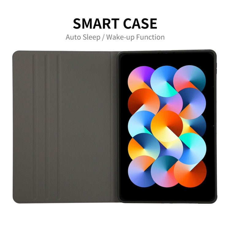 For Xiaomi Redmi Pad 10.61 ENKAY Hat-Prince Auto Sleep and Wake Up PU Leather Stand Case Shockproof Cover(Purple) - free shipping - PMC Jewellery - Order now!