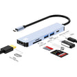 JUNSUNMAY 6 in 1 Type-C to 4K HDMI Docking Station Adapter USB-C PD Quick Charge Hub SD/TF Card Reader - free shipping - PMC TechLife - Order now!