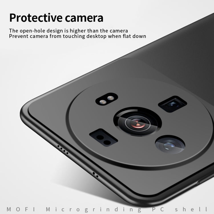 For Xiaomi 12s Ultra MOFI Micro Frosted PC Ultra-thin Hard Case(Black) - free shipping - PMC TechLife - Order now!