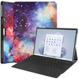 For Microsoft Surface Pro 9 JUNSUNMAY Custer Painted Stand Leather Tablet Case(Galaxy) - Microsoft by JUNSUNMAY | Online Shopping South Africa | PMC TechLife | Buy Now Pay Later Mobicred