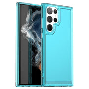 For Samsung Galaxy S23 Ultra 5G Candy Series TPU Phone Case(Transparent Blue)
