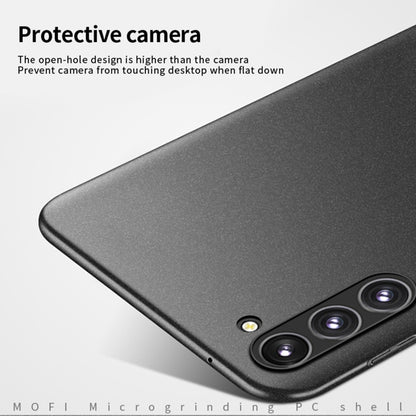 For Samsung Galaxy S23 5G MOFI Fandun Series Frosted Ultra-thin PC Hard Phone Case(Blue) - free shipping - PMC Jewellery - Order now!