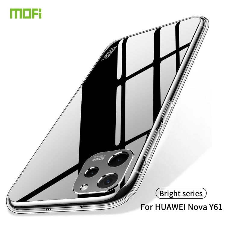 For Huawei Nova Y61 MOFI Ming Series Ultra-thin TPU Phone Case(Transparent) - Huawei Cases by MOFI | Online Shopping South Africa | PMC TechLife | Buy Now Pay Later Mobicred