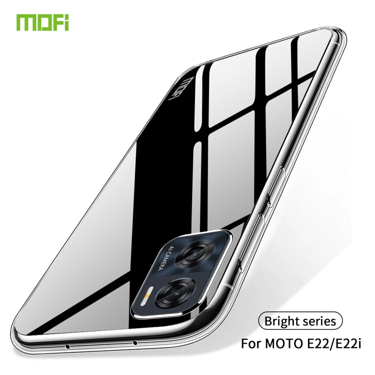 For Motorola Moto E22 / E22i MOFI Ming Series Ultra-thin TPU Phone Case(Transparent) - free shipping - PMC TechLife - Order now!