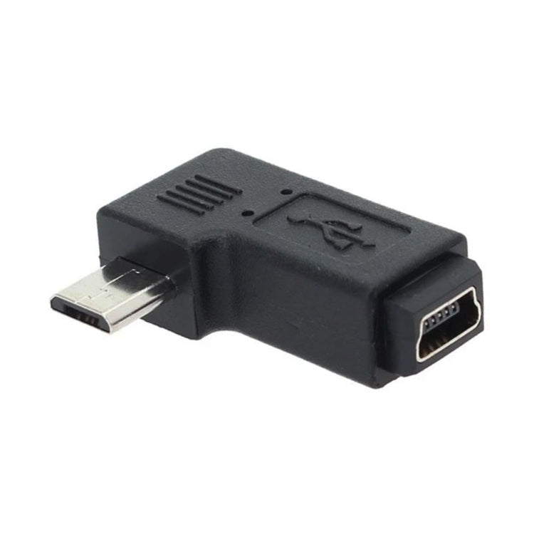 90 Degree Mini USB Female to Micro USB Male Adapter - USB Adapter by PMC TechLife | Online Shopping South Africa | PMC TechLife | Buy Now Pay Later Mobicred