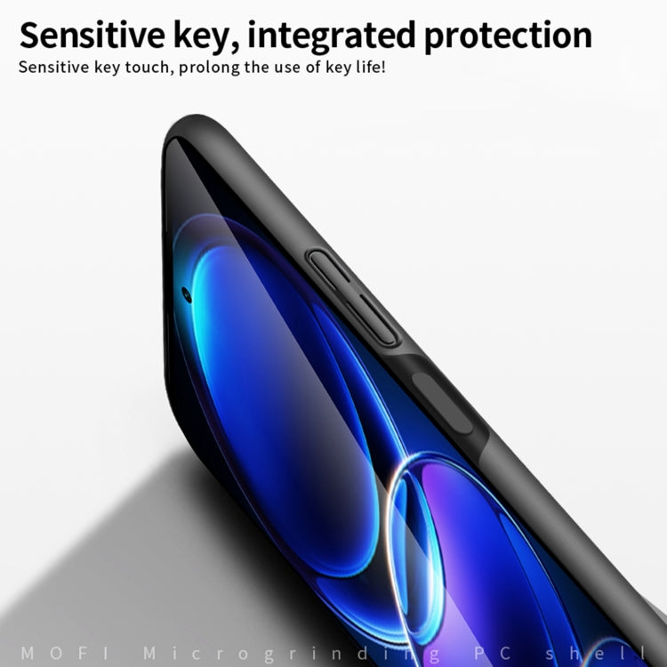 For Xiaomi Redmi Note 12 Pro+ China MOFI Micro Frosted PC Ultra-thin Hard Case(Blue) - Xiaomi Cases by MOFI | Online Shopping South Africa | PMC TechLife | Buy Now Pay Later Mobicred