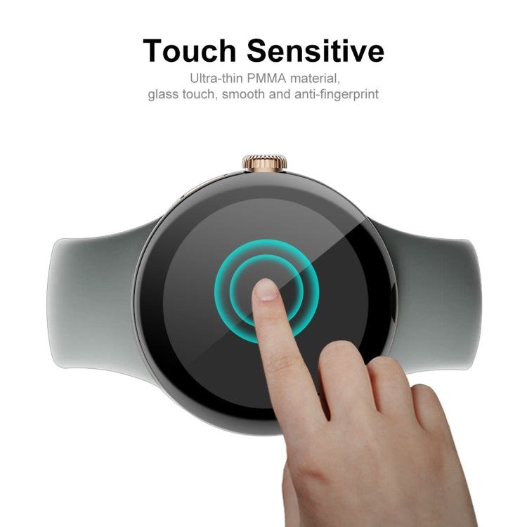 2pcs For Google Pixel Watch ENKAY 3D Full Coverage Soft PC Edge + PMMA HD Screen Protector Film - Google Tempered Glass by ENKAY | Online Shopping South Africa | PMC TechLife | Buy Now Pay Later Mobicred