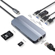 JUNSUNMAY 7 in 1 Multifunctional USB-C Hub Docking Station Adapter - - USB HUB by JUNSUNMAY | Online Shopping South Africa | PMC TechLife | Buy Now Pay Later Mobicred