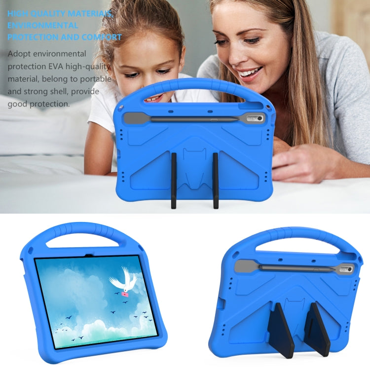 For Lenovo Tab P11 Pro 11.2 2023 TB-132FU / TB-138FC / P11 Pro11.5 2022 TB-J706F 2021 / TB-J716 2022 EVA Shockproof Tablet Case with Holder(Blue) - Lenovo by PMC TechLife | Online Shopping South Africa | PMC TechLife | Buy Now Pay Later Mobicred