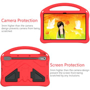 For Lenovo Tab P11 Pro 11.2 2023 TB-132FU / TB-138FC / P11 Pro11.5 2022 TB-J706F 2021 / TB-J716 2022 EVA Shockproof Tablet Case with Holder(Red)