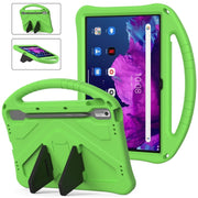 For Lenovo Tab P11 Pro 11.2 2023 TB-132FU / TB-138FC / P11 Pro11.5 2022 TB-J706F 2021 / TB-J716 2022 EVA Shockproof Tablet Case with Holder(Green)